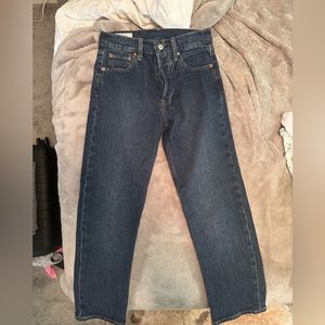 GAP Petite Cheeky Straight High Rise Jeans (size 26 / 2P)